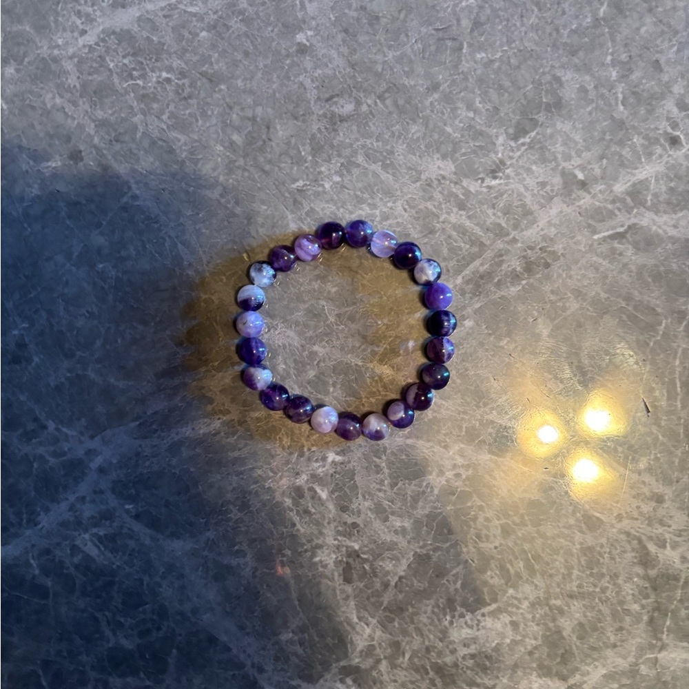Purple Beaded Bracelet - Picture 3 of 3